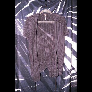 FREE PEOPLE GREY 3/4 SLEEVE CARDIGAN sz XS